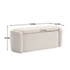 CAVINAS Versatile Storage Ottoman Bench with Storage,Living Room Ottoman with Soft-Close Hinges,End of Bed Bench for Entryway - 3 of 4