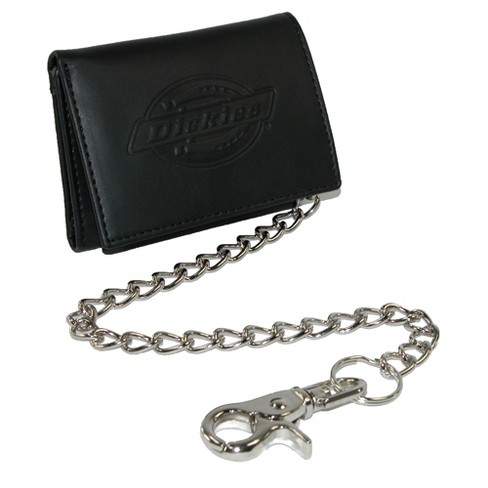 Dickies Men's Leather Trifold Chain Wallet : Target