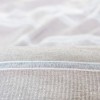 Chanasya 2pk Faux Linen Shimmer Textured Sheer Window Curtain Panels - Set of 2 - 4 of 4