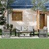EROMMY 5 Pieces Patio Set Outdoor Furniture Sets Modern Chair Conversation Sets With Coffee Table - 2 of 4