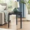 COWLOWN White Contemporary Round Living Room Table,  Accent Table with Sturdy Wooden Tripod Base, Space-Saving - 4 of 4