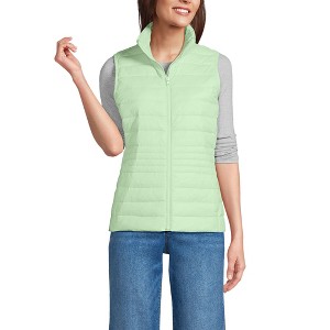 Lands' End Women's Wanderweight Packable Ultralight Down Vest - 1 of 4