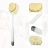 Unique Bargains Double-sided Long Handle Bath Brush 14.17"x3.54"x2.56" 1 Pc - 3 of 4