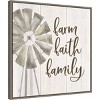 22" x 22" Farm Life III Farm Faith Family by Tara Reed: Inspirational Canvas - Amanti Art - 2 of 4