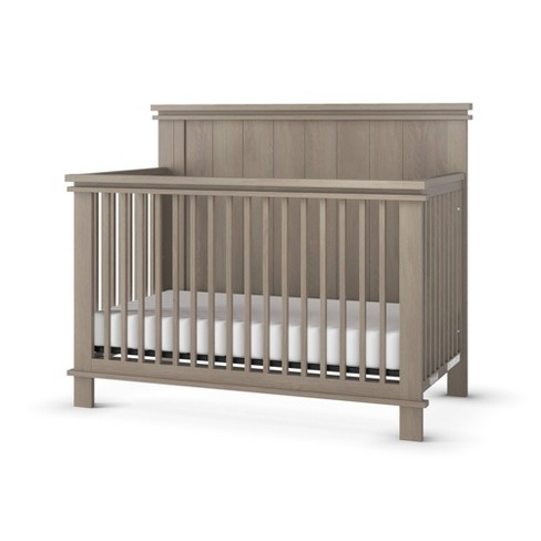 Child Craft Denman 4 in 1 Convertible Crib Crescent Gray Target