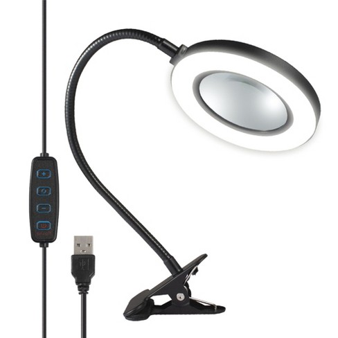10x Magnifying Glass Desk Lamp With, Table Lamp With Magnifying Glass