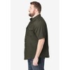 Boulder Creek by KingSize Men's Big & Tall Short Sleeve Denim And Twill Shirt - 4 of 4