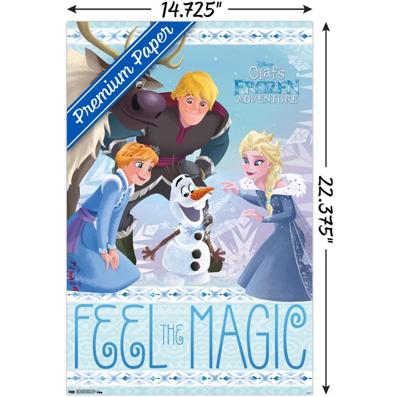 Trends International Disney Pixar Frozen: Olaf's Frozen Adventure - Elsa Unframed Wall Poster Prints, 3 of 7
