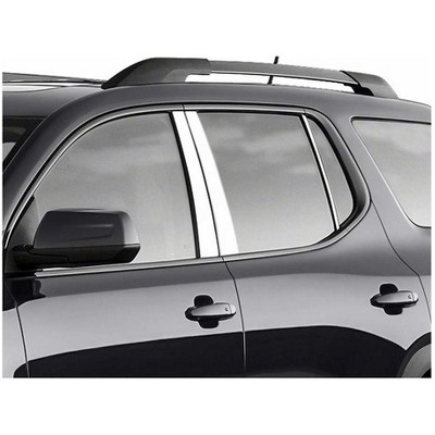 QAA is Compatible with 2017-2020 GMC Acadia 6 Piece Stainless Pillar Post Trim PP57426