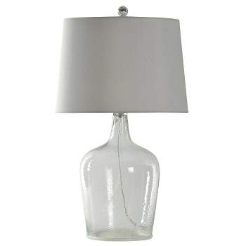 Incognito Table Lamp Seeded Clear Glass Finish - StyleCraft
