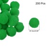 Unique Bargains Home Crafts Handcrafts Project DIY Polyester Felt Balls Beads 200 Pcs - 2 of 4