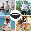 Generic Crossbody Fanny Pack with 4-Zipper Pockets Workout Traveling Running Casual Hands - 3 of 4