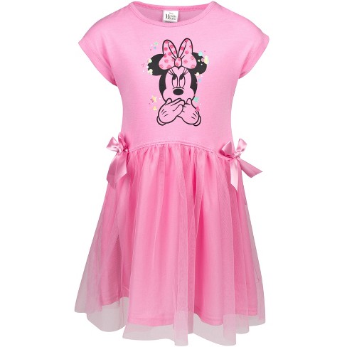 Disney Minnie Mouse Pink & White Dress Size 6X