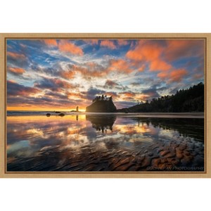 Amanti Art Sunset Symphony by John Fan Canvas Wall Art Print Framed 23 x 16-in. in Sylvie Maple - 1 of 4