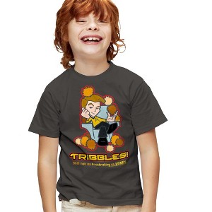 Boys' Quogs Not As Frustrating T-Shirt Charcoal X Large - 1 of 4