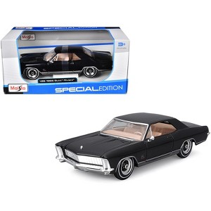 1965 Buick Riviera Gran Sport Black Metallic "Special Edition" Series 1/26 Die Cast Model Car by Maisto - 1 of 3