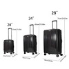 AENKYO 3-Piece Hardshell Luggage Set ( 20" + 24" + 28" ) Expandable Suitcases, Lightweight PP Travel Luggage with TSA Lock - 2 of 4