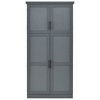 YOOCOZZ Tall Storage Cabinet,Freestanding Kitchen Pantry Cabinet with Adjustable Shelf,2 Door Shelves,4 Doors and 8 Pull-out Trays - 2 of 4