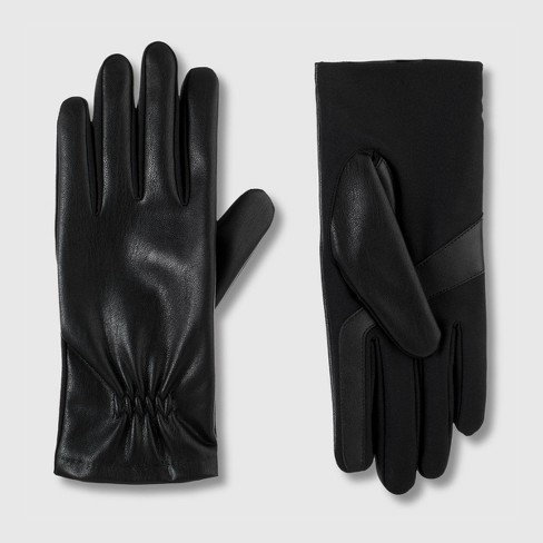 Isotoner leather on sale gloves