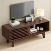 MAYEERTY 59-Inch Walnut Mid-Century Modern TV Stand - Console with Storage for Living Room & Apartments - 2 of 4