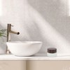 Unique Bargains Elegant Frosted Cream Glass Bottle for Bathroom 1 Pc - 2 of 4