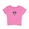 Disney Disney Junior Ribbed T-Shirt and French Terry Shorts Outfit Set - 3 of 4