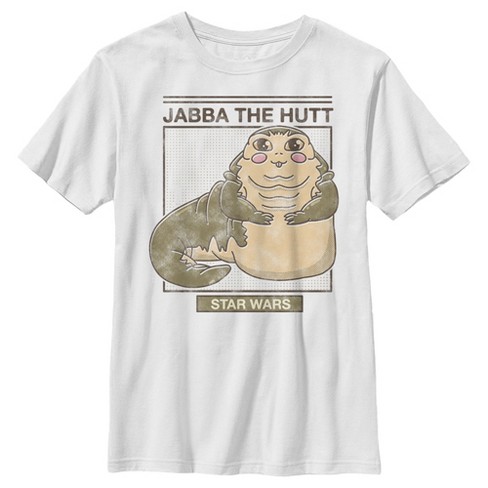 Boy's Star A Hope Small Jabba T-shirt - White - Medium : Target