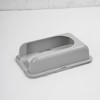 Extra Large Enclosed Stainless Steel Cat Litter Box with Lid for Big Cats, Metal Litter Pan Tray with High Wall Sides, Easy Cleaning, Black Friday - 3 of 4