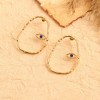 SOHI Women's California Gold Party Drop Earring - 2 of 4