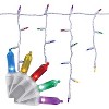 Celebrations Icicle Christmas Lights, Classic LED T5 Multicolored 300 ct - 19.6 ft. - 2 of 4