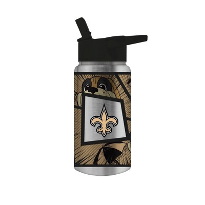 NFL New Orleans Saints Mascot Mini Thirst Water Bottle - 16oz