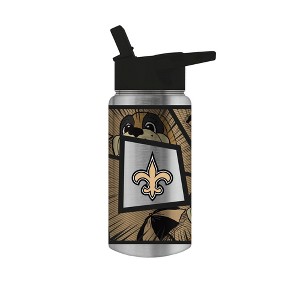 NFL New Orleans Saints Mascot Mini Thirst Water Bottle - 16oz - 1 of 3