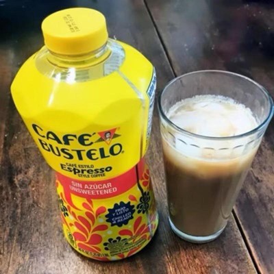 Café Bustelo Unsweetened Espresso-Style Iced Coffee - 40 fl oz : Target