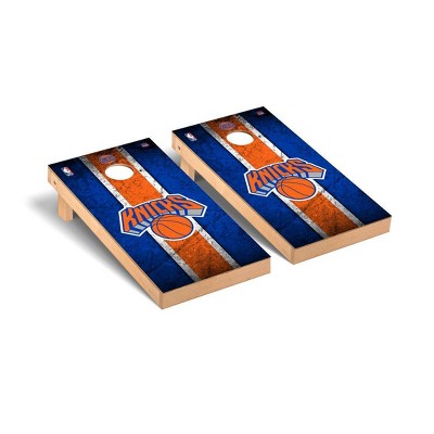 NBA New York Knicks Premium Cornhole Board Vintage Version
