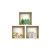 HomeRoots Set of Three Ash Faux Niche 3D Peel and Stick Wall Decals - 3 of 4