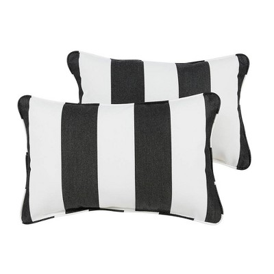 white outdoor pillow