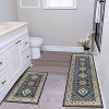 DOMETOUR Kitchen Rug Sets 2 Piece with Runner Non Slip Kitchen Rugs and Mats Washable Kitchen Mats Carpet Runner Rugs for Hallway Laundry - 3 of 4
