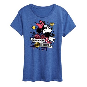 Women's - Disney - Minnie Mouse Short Sleeve Graphic T-Shirt - 1 of 4