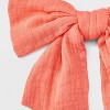 Wrinkled Linen Bow Hair Barrette - Universal Thread™ - 2 of 2