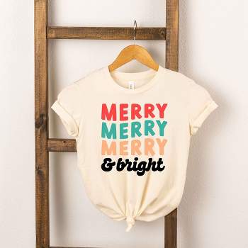 The Juniper Shop Merry And Bright Stacked Toddler Short Sleeve Tee