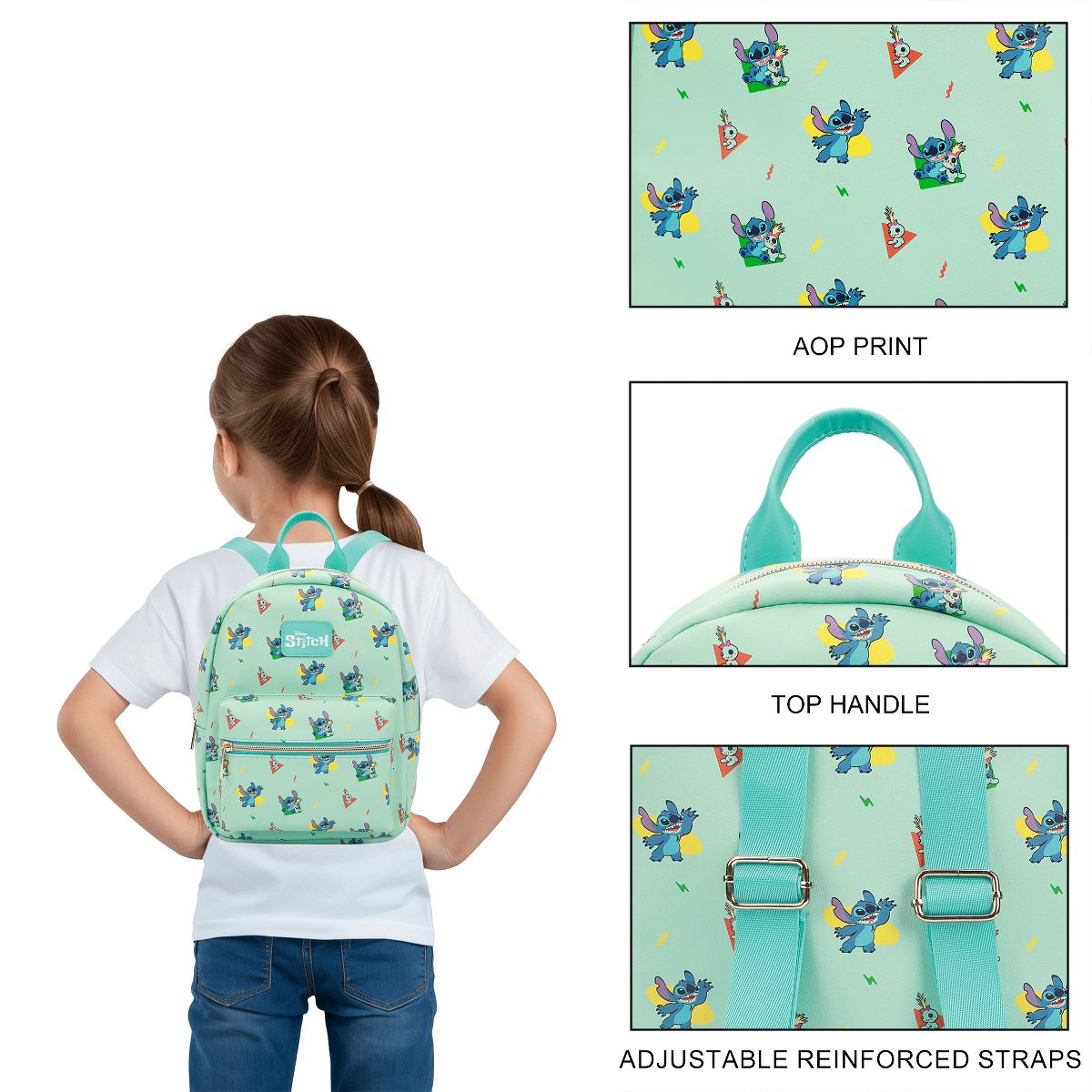 Disney's Stitch And Scrump All-Over Print 10.5" Mini Backpack - thumbnail 6