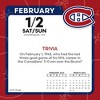 NHL Montreal Canadiens 2025 Box Calendar - 4 of 4