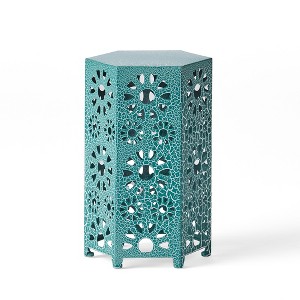 Outdoor Iron Side Table, Garden Stool Coffee End Table, For Living Room,? - 1 of 3