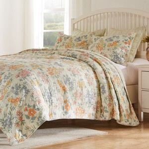 Greenland Home Fashions Chloe 2-Piece Twin/XL Quilt Set, 68x88 Inch - 1 of 4