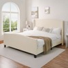 NicBex All Size High Back Wooden Bed Frame with Teddy Upholstered Headboard & Footboard,Modern Platform Bed,No Box Spring Needed - 3 of 4