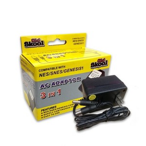 Old Skool 3-in-1 AC Adapter for NES, Super Nintendo (SNES), and SEGA Genesis 1 - 1 of 2