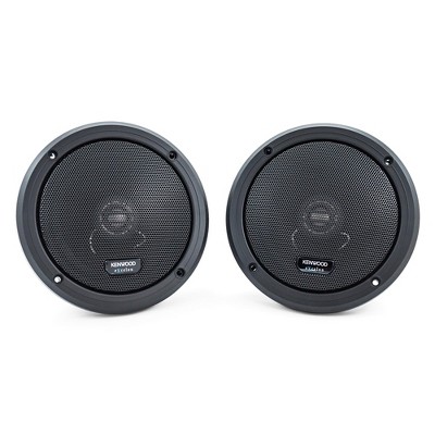 Kenwood XM65R 6.5" Coaxial Speakers, Grilles Included, 150W RMS, 2-ohm