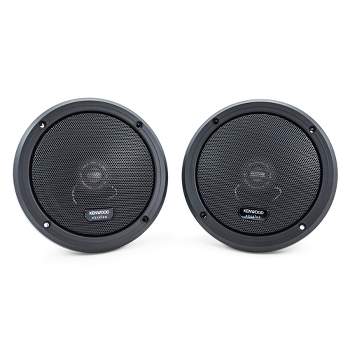Kenwood XM65R 6.5" Coaxial Speakers, Rear Application, Grilles Included (Ultra), 2-ohm, 150 Watts RMS Power Handling, Water Resistant, Designed for...