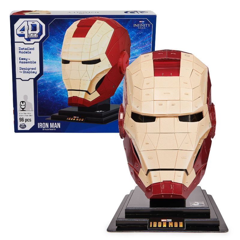 4D BUILD - Marvel Iron Man Model Kit Puzzle 96pc, 1 of 20