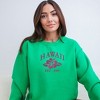 Simply Sage Market Women's Graphic Sweatshirt Embroidered Hawaii Flower - 2 of 3